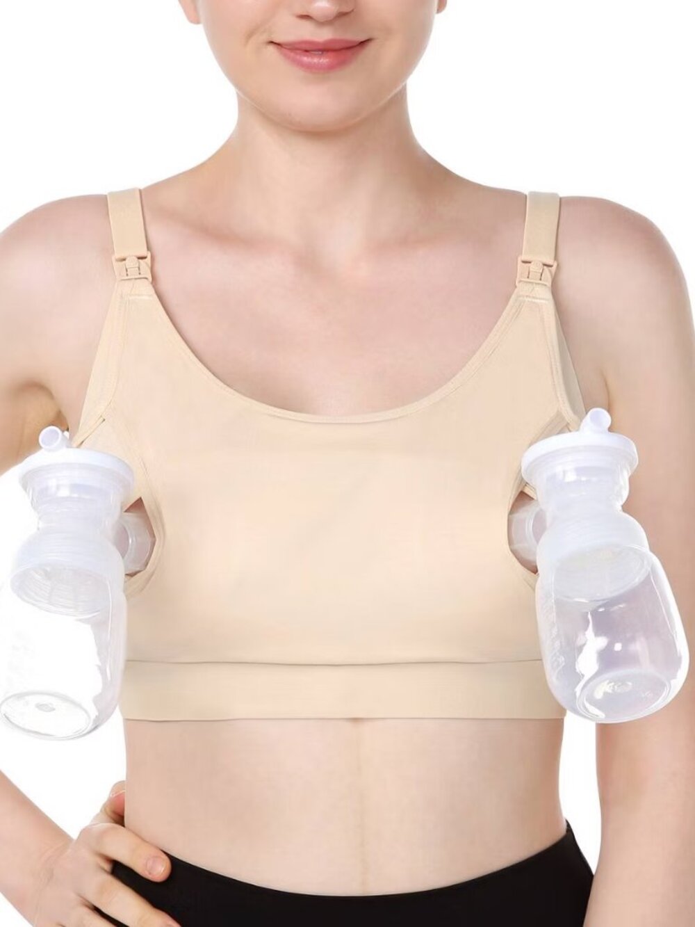 3 Momcozy Pumping Bras - Size M